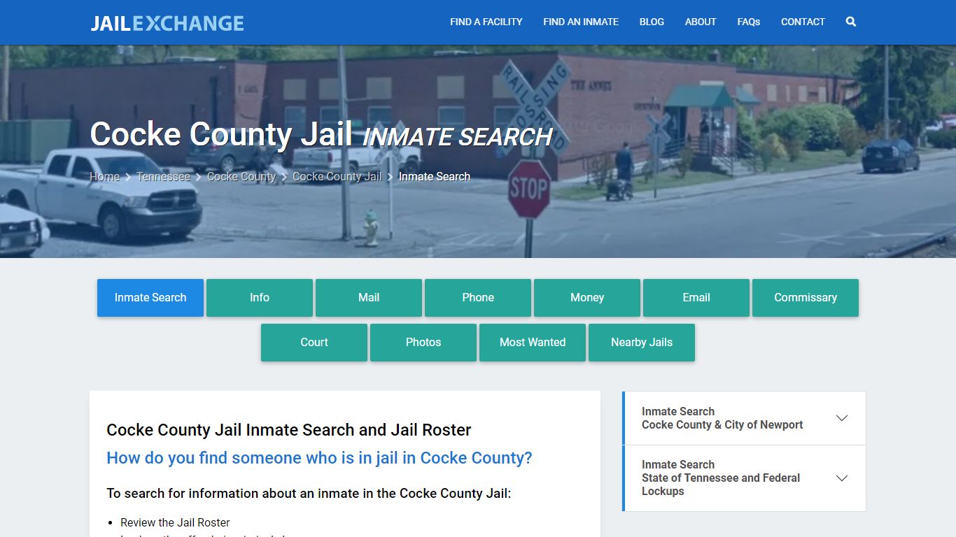 Inmate Search: Roster & Mugshots - Cocke County Jail, TN